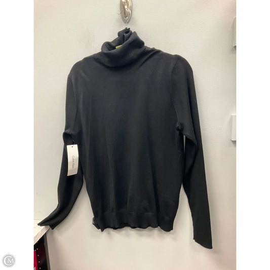 Sweater By Calvin Klein In Black, Size: Xl
