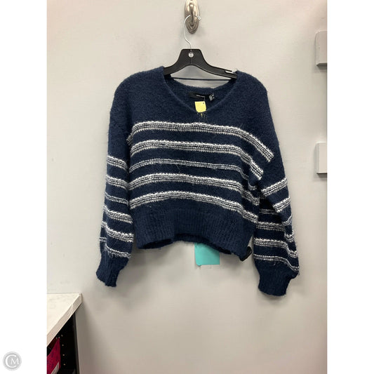 Sweater By Vero Moda In Blue & White, Size: S