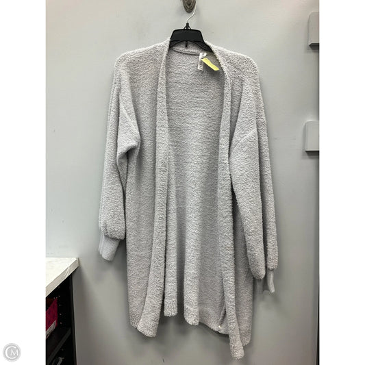 Sweater Cardigan By Clothes Mentor In Grey, Size: 8