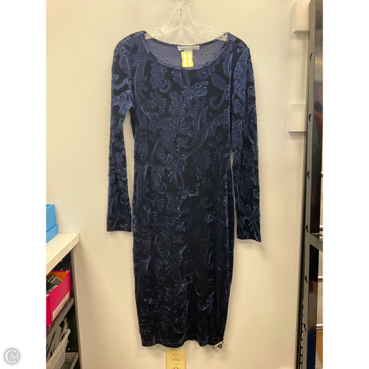 Dress Casual Midi By Sans Souci In Blue, Size: M