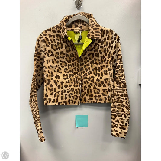 Jacket Luxury Designer By Dolce And Gabbana In Animal Print, Size: Xs
