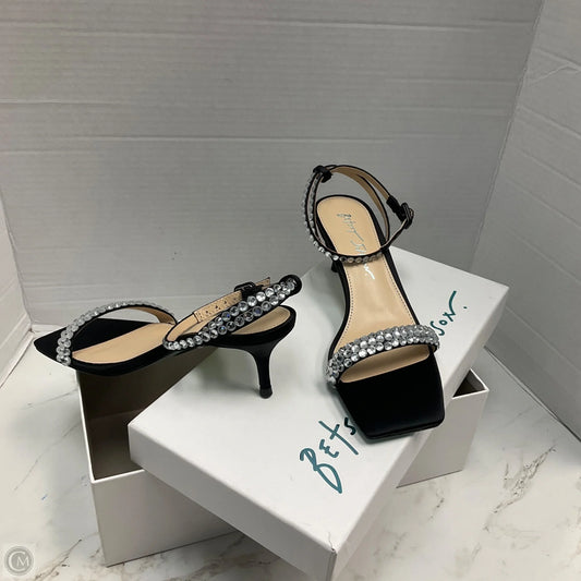 Shoes Heels Kitten By Betsey Johnson In Black, Size: 6.5