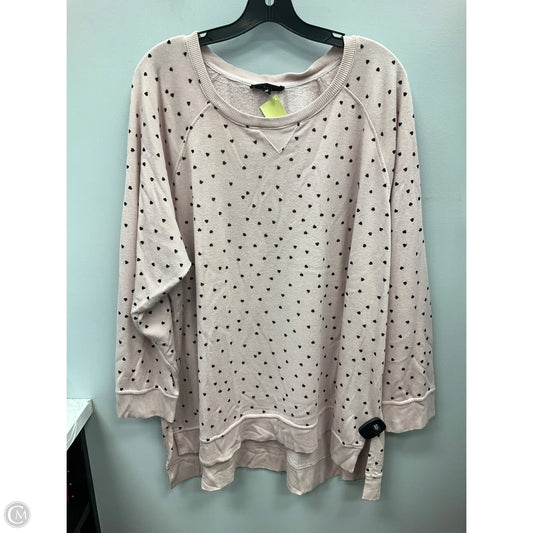 Sweater By Jane And Delancey In Pink, Size: 3x