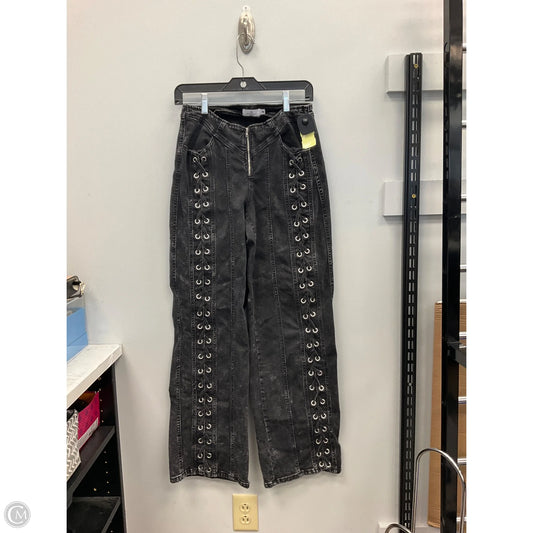 Jeans Wide Leg By Windsor In Black, Size: M