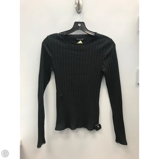 Top Long Sleeve By J. Crew In Black, Size: S