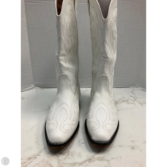 Boots Western By Dream Pairs In White, Size: 9