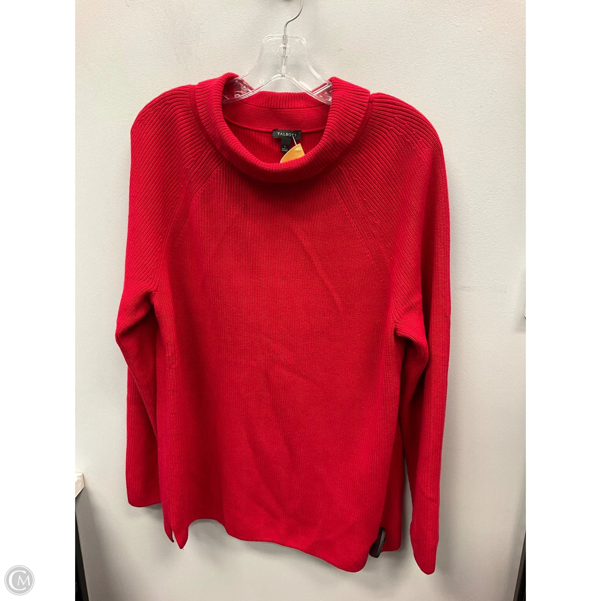 Sweater By Talbots In Red, Size: L