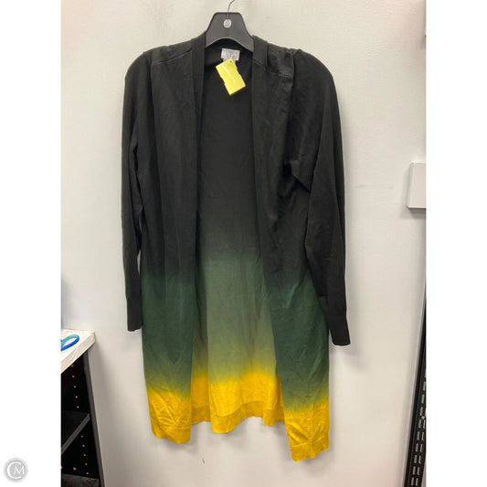 Sweater Cardigan By Chicos In Ombre Print, Size: M