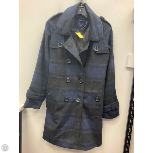 Coat Peacoat By Bb Dakota In Black & Blue, Size: M
