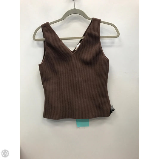 Top Sleeveless By Rachel Zoe In Brown, Size: L
