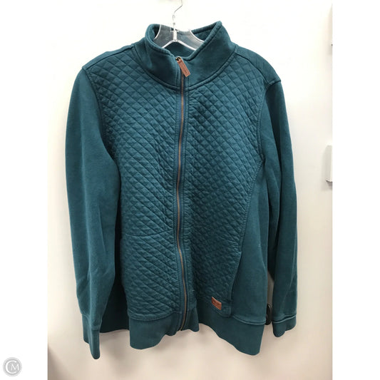 Sweatshirt Collar By L.l. Bean In Teal, Size: Xl