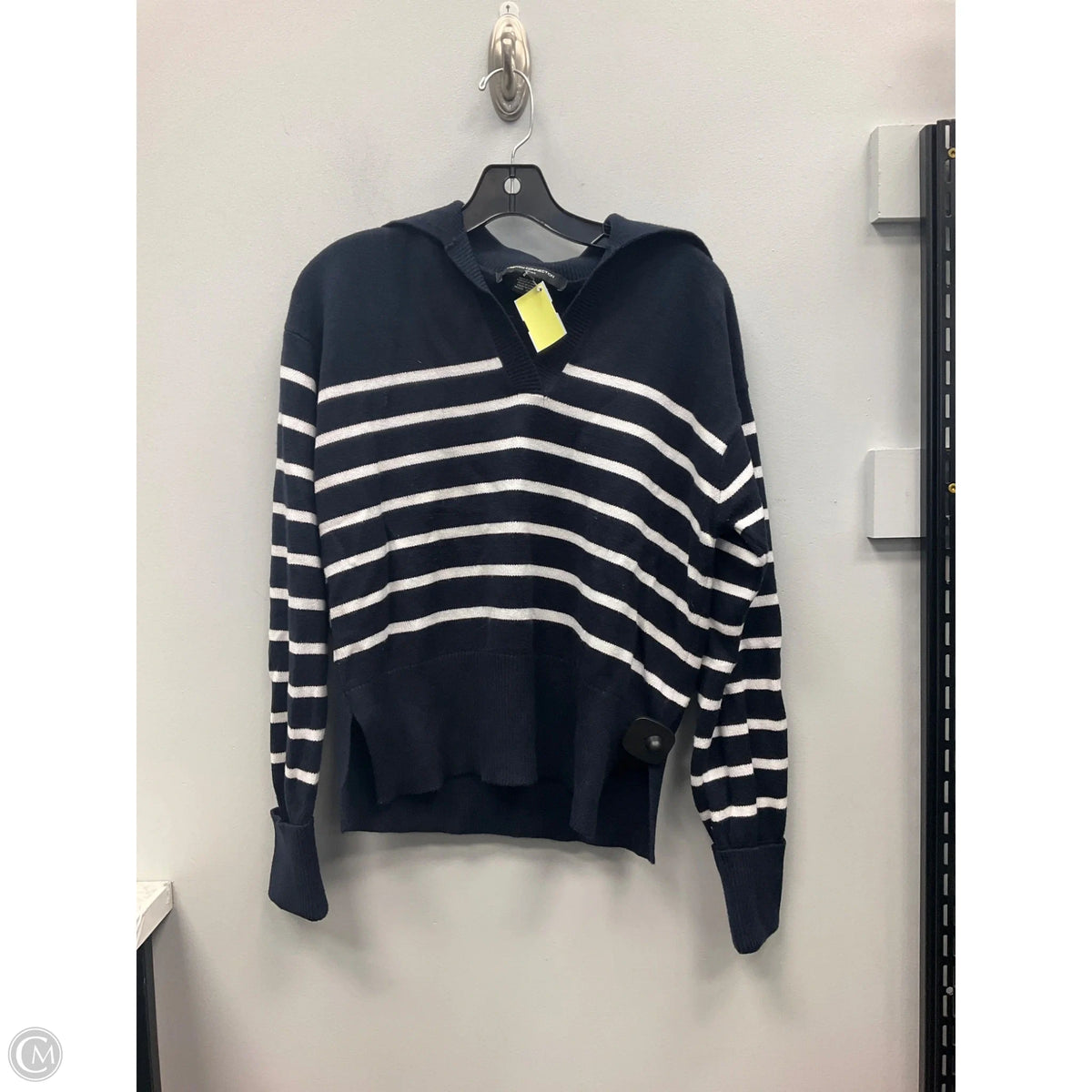 Sweater By French Connection In Striped Pattern, Size: M