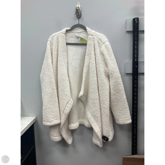 Jacket Faux Fur & Sherpa By Jockey In Cream, Size: L