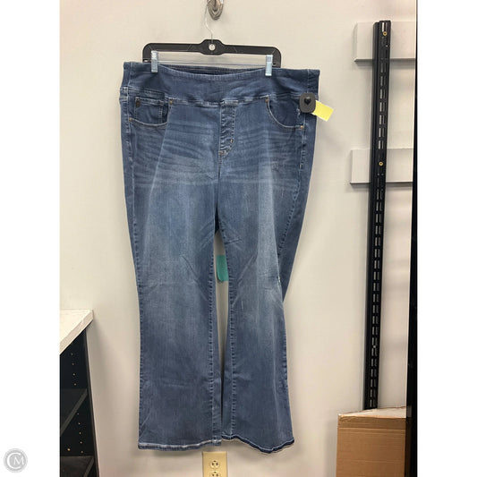 Jeans Jeggings By Belle In Blue, Size: 22