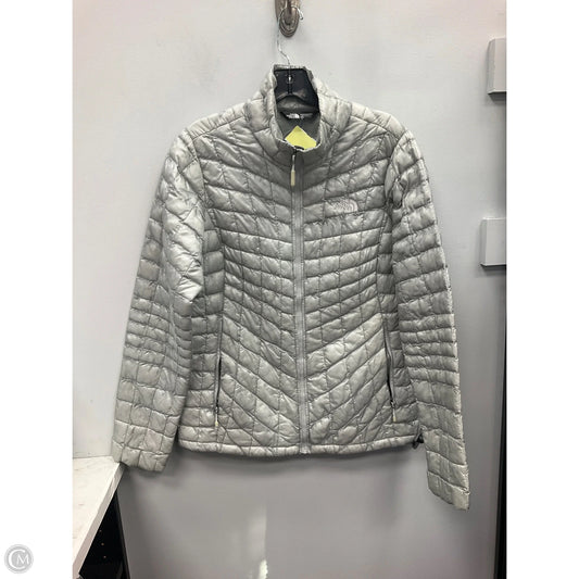 Jacket Puffer & Quilted By The North Face In Grey, Size: M