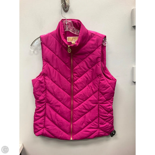 Vest Puffer & Quilted By Michael By Michael Kors In Pink, Size: M