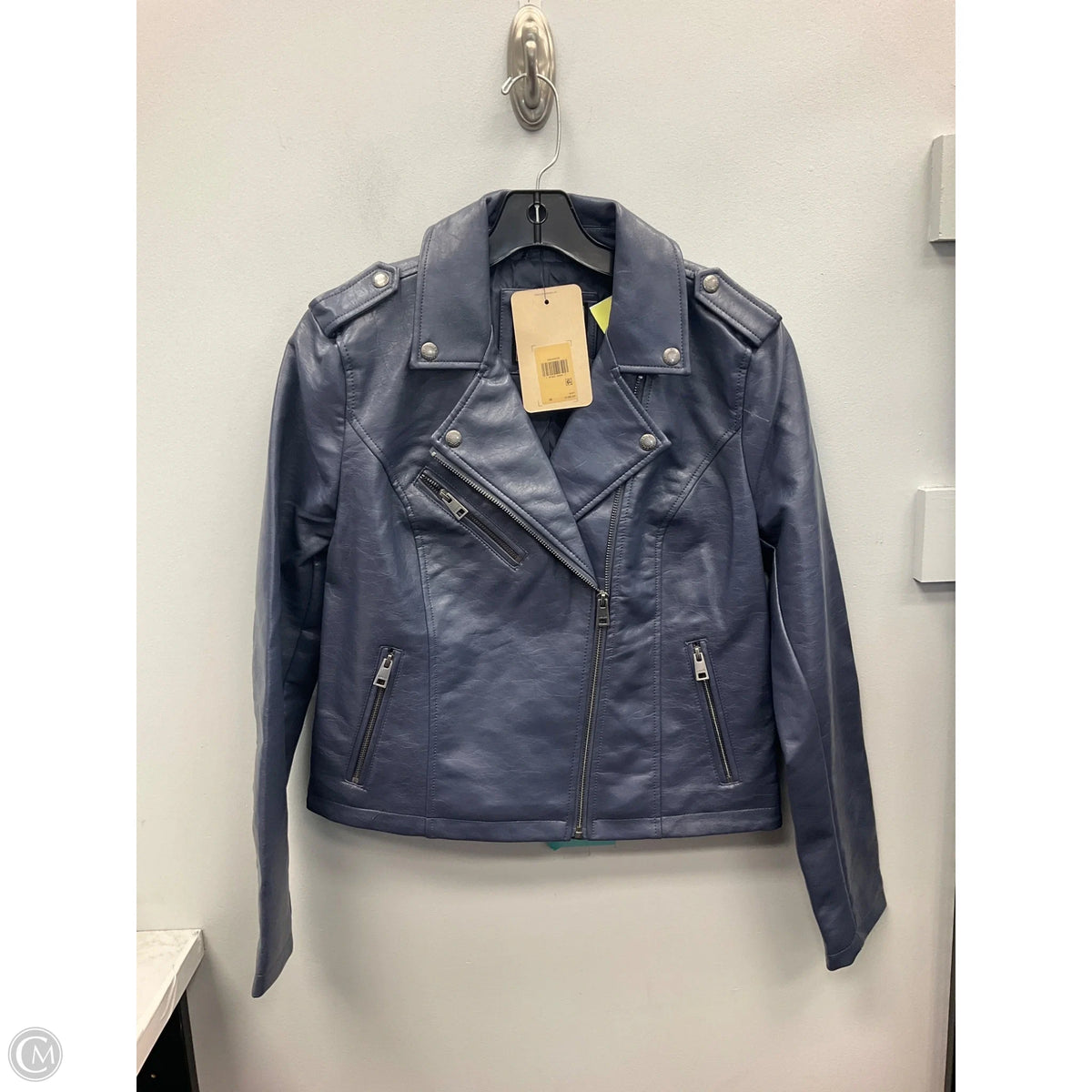 Jacket Moto By Levis In Blue, Size: M