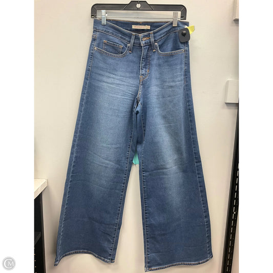 Jeans Wide Leg By Levis In Blue, Size: 4