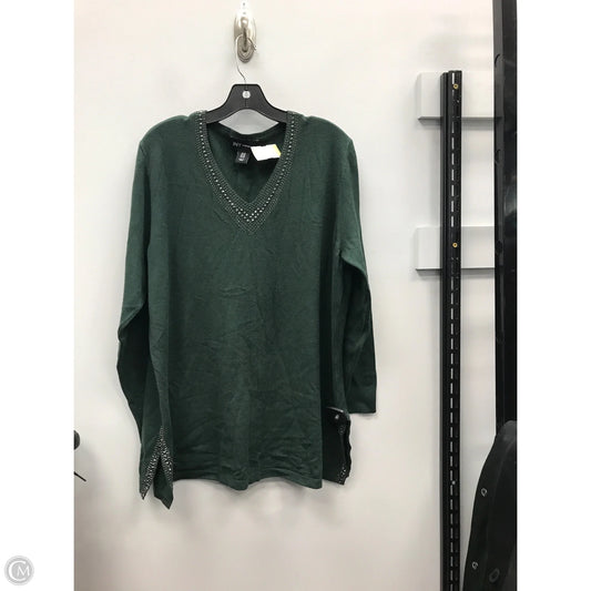 Sweater By Jones New York In Green, Size: 1x