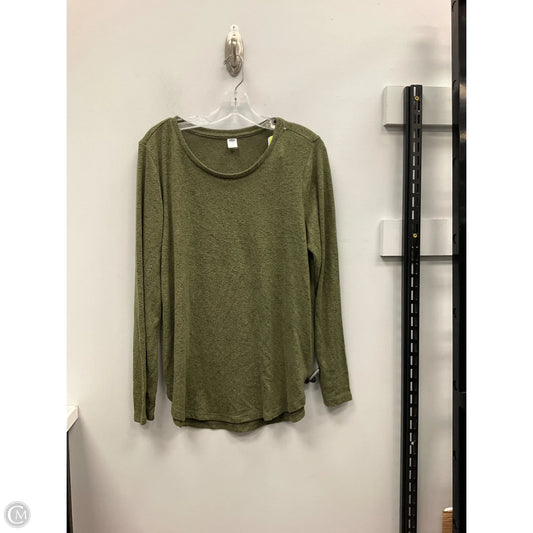 Top Long Sleeve By Old Navy In Green, Size: L