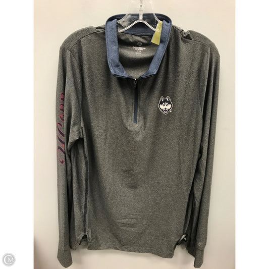 Athletic Sweatshirt Collar By Colosseum In Grey, Size: Xl