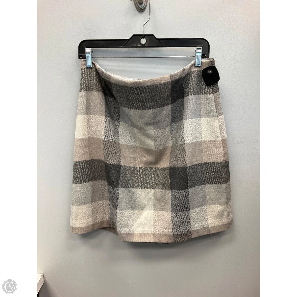 Skirt Mini & Short By Loft In Checkered Pattern, Size: 12