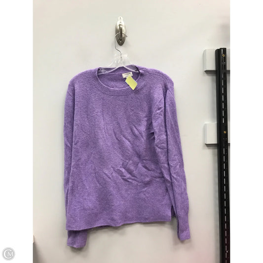 Sweater By J. Crew In Purple, Size: Xl