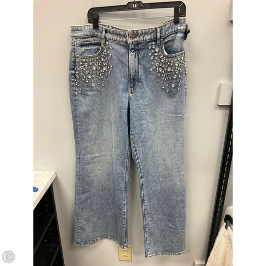 Jeans Wide Leg By White House Black Market In Blue, Size: 14