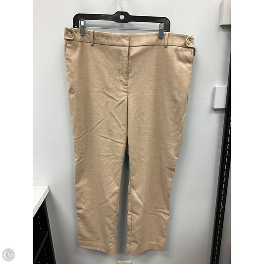 Pants Dress By Loft In Tan, Size: Xl