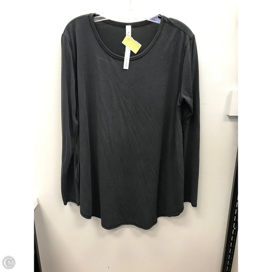 Athletic Top Long Sleeve Crewneck By Lululemon In Black, Size: 10