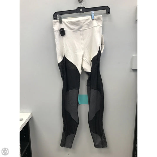 Athletic Leggings By Lululemon In Black & White, Size: 8