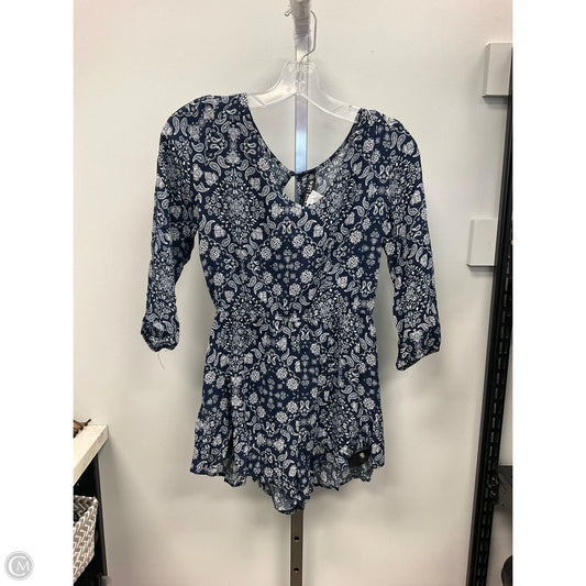 Romper By Design Lab In Paisley Print, Size: S