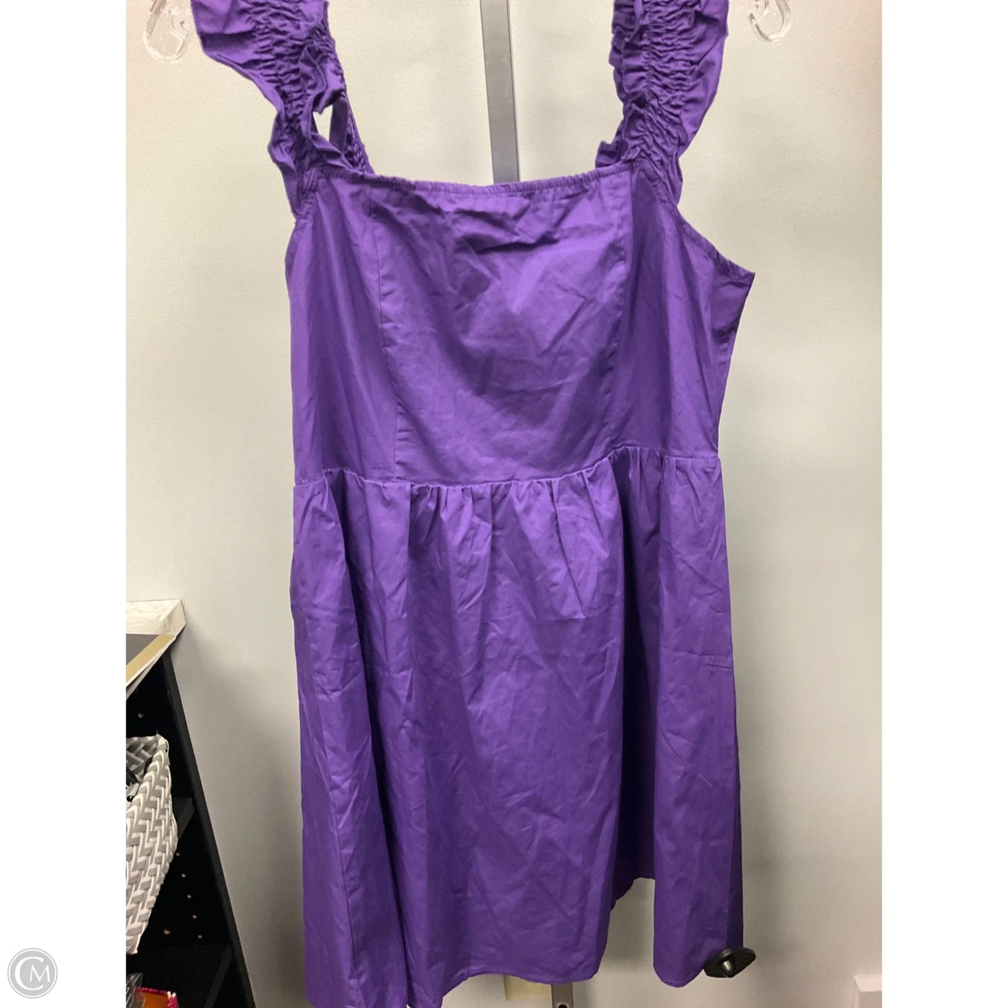 Dress Casual Short By Clothes Mentor In Purple, Size: L