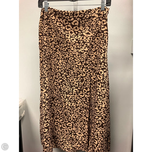 Skirt Midi By Shein In Animal Print, Size: 6