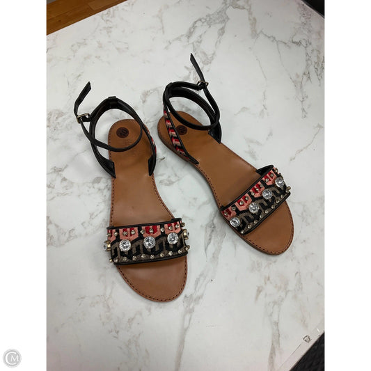 Sandals Flats By Vince Camuto In Black, Size: 10