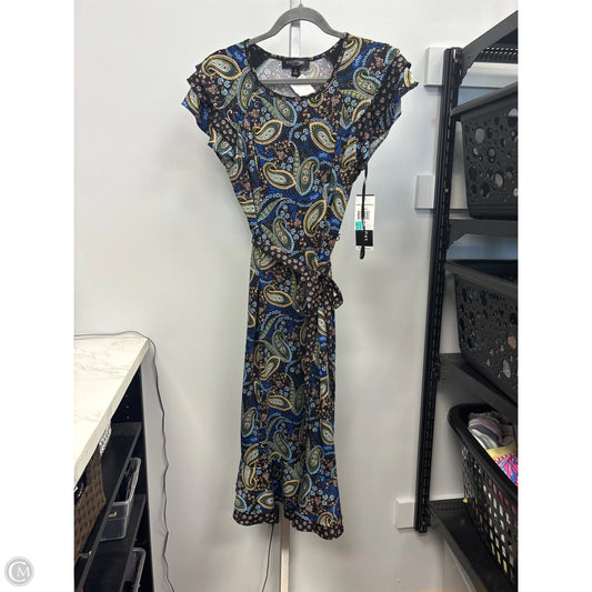 Dress Casual Midi By Perceptions In Paisley Print, Size: Mp