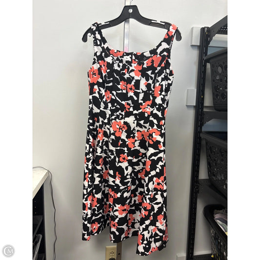 Dress Work By Ronnie Nicole In Black & Pink, Size: 8