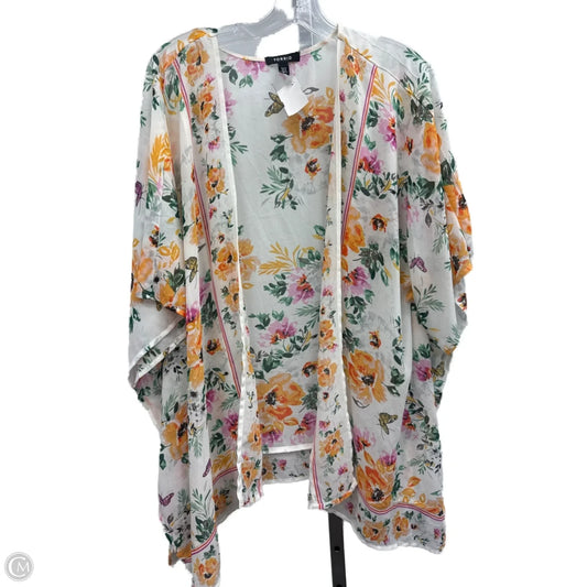Kimono By Torrid In Floral Print, Size: Xl