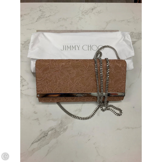 Clutch Luxury Designer By Jimmy Choo, Size: Large