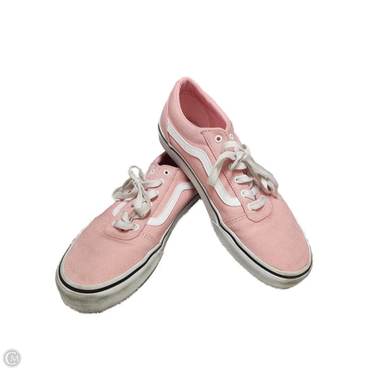 Shoes Sneakers By Vans In Pink, Size: 6