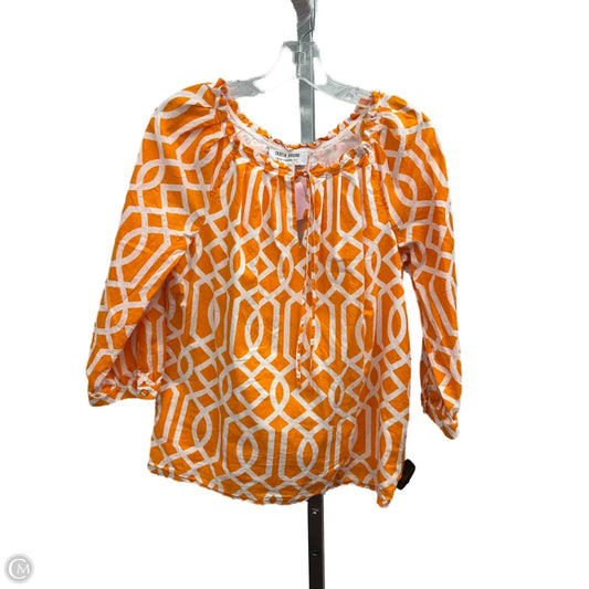 Top Long Sleeve By Clothes Mentor In Orange, Size: 6