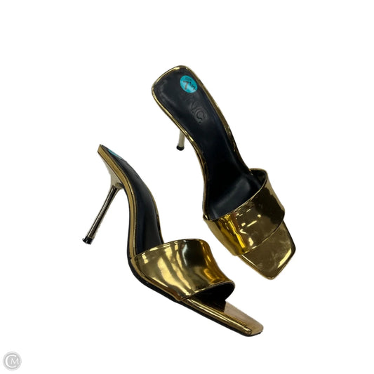 Shoes Heels Stiletto By Inc In Gold, Size: 7.5