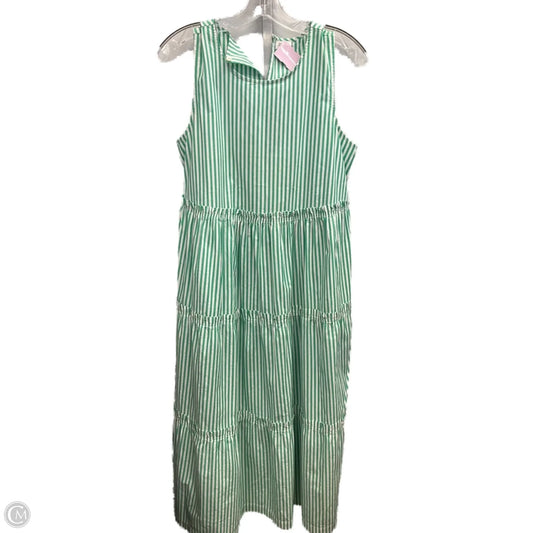 Dress Casual Midi By J. Crew In Striped Pattern, Size: 8
