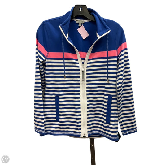 Sweatshirt Collar By Talbots In Striped Pattern, Size: Sp
