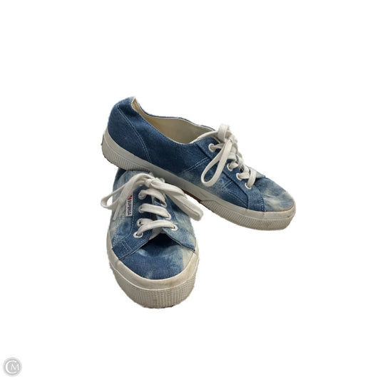 Shoes Sneakers By Superga In Blue, Size: 6
