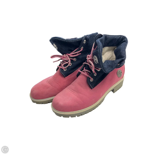 Boots Snow By Timberland In Pink, Size: 8.5