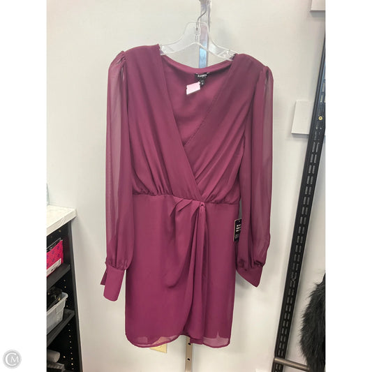 Dress Casual Short By Express In Purple, Size: S