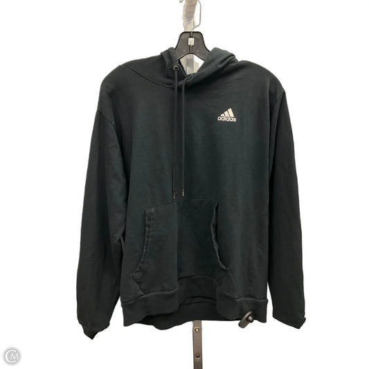 Sweatshirt Hoodie By Adidas In Black, Size: S