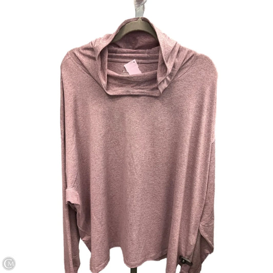 Sweatshirt Hoodie By Athleta In Purple, Size: 3x