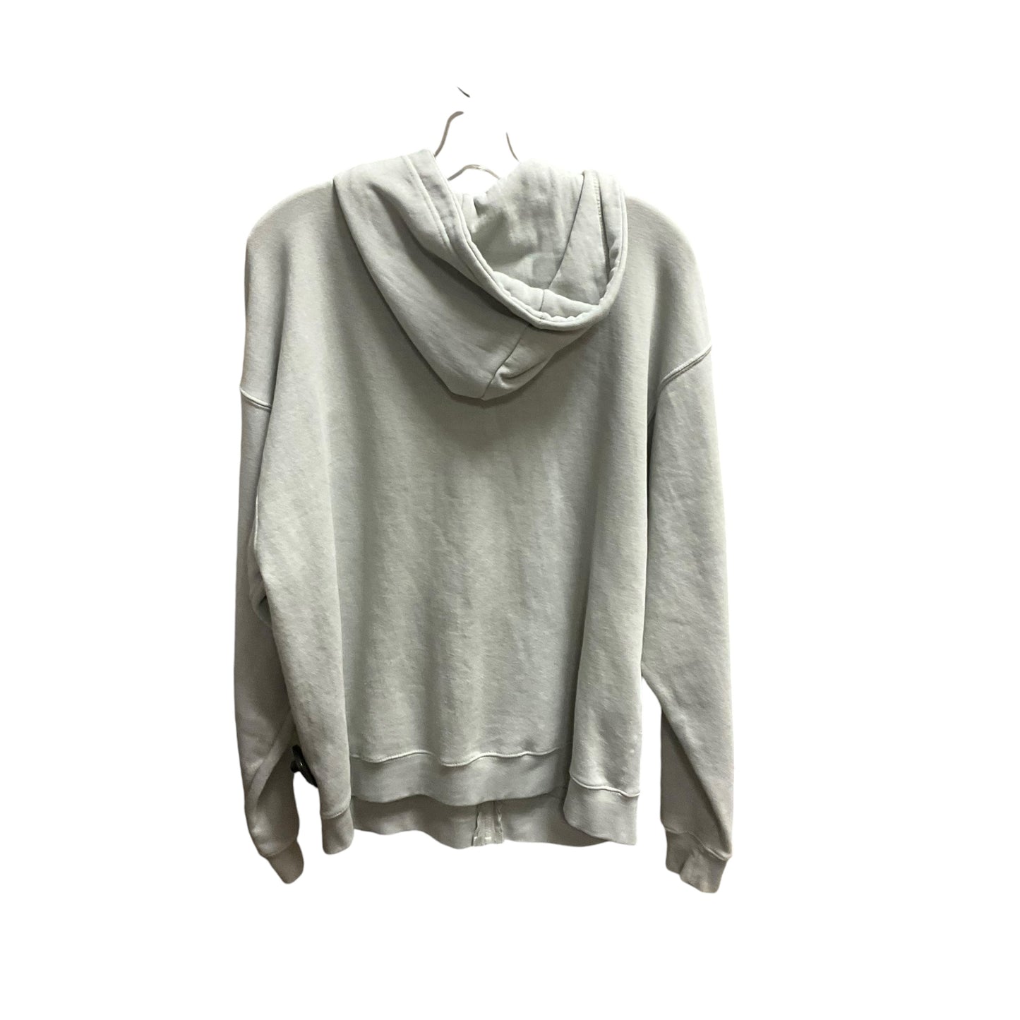 Athletic Top Long Sleeve Hoodie By pacific & co In Grey, Size: L